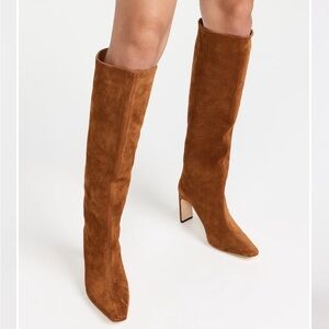 STAUD Wally High Heel Boot in Tan